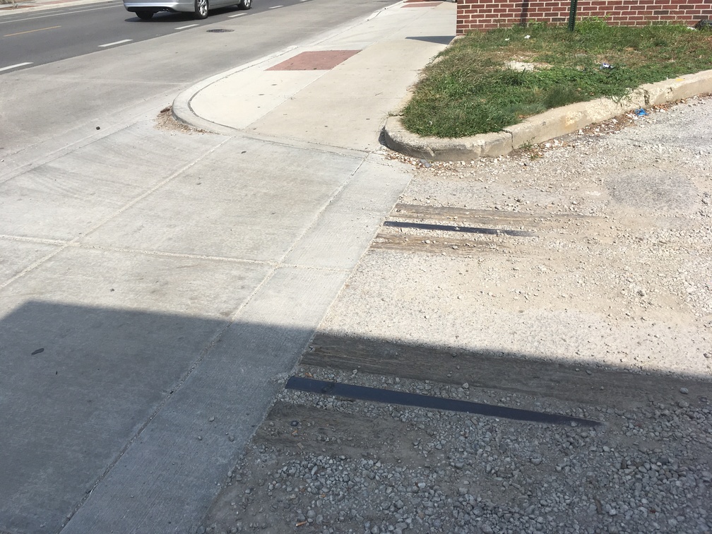 Alley Directly West of Lakewood and Fullerton - Facing East